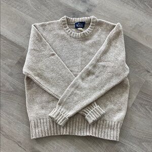 Vintage Woolwich Beige Knit Sweater size XL (men’s)